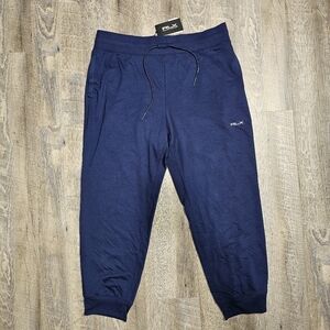 RLX Ralph Lauren Poly Blend Golf Sweat Pants (XL) Navy Blue Wicking $168 Retail